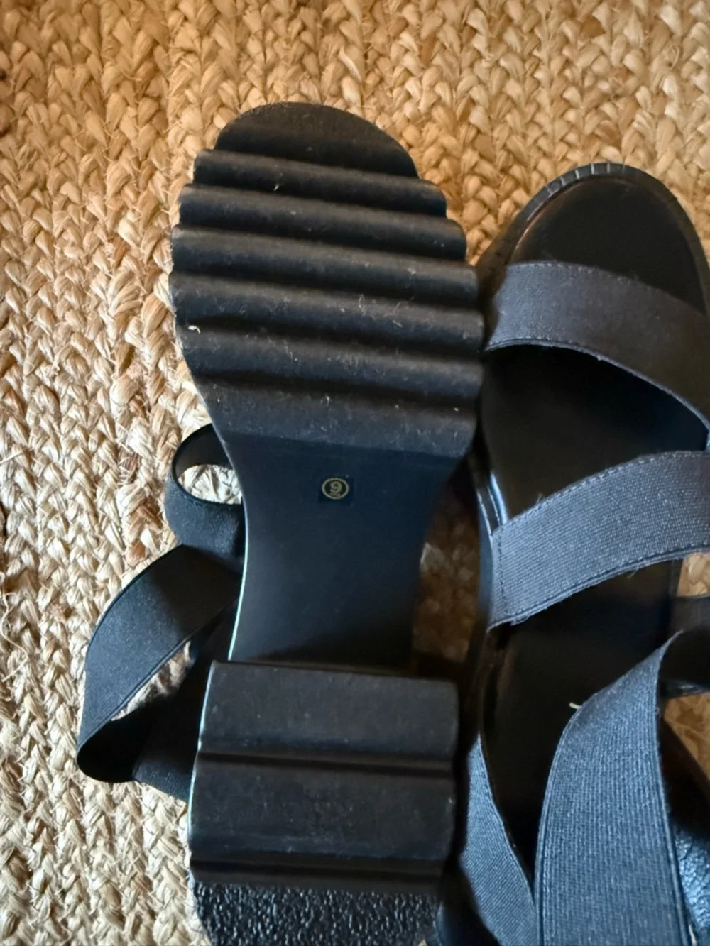 Madden Girl Black Platform Sandals